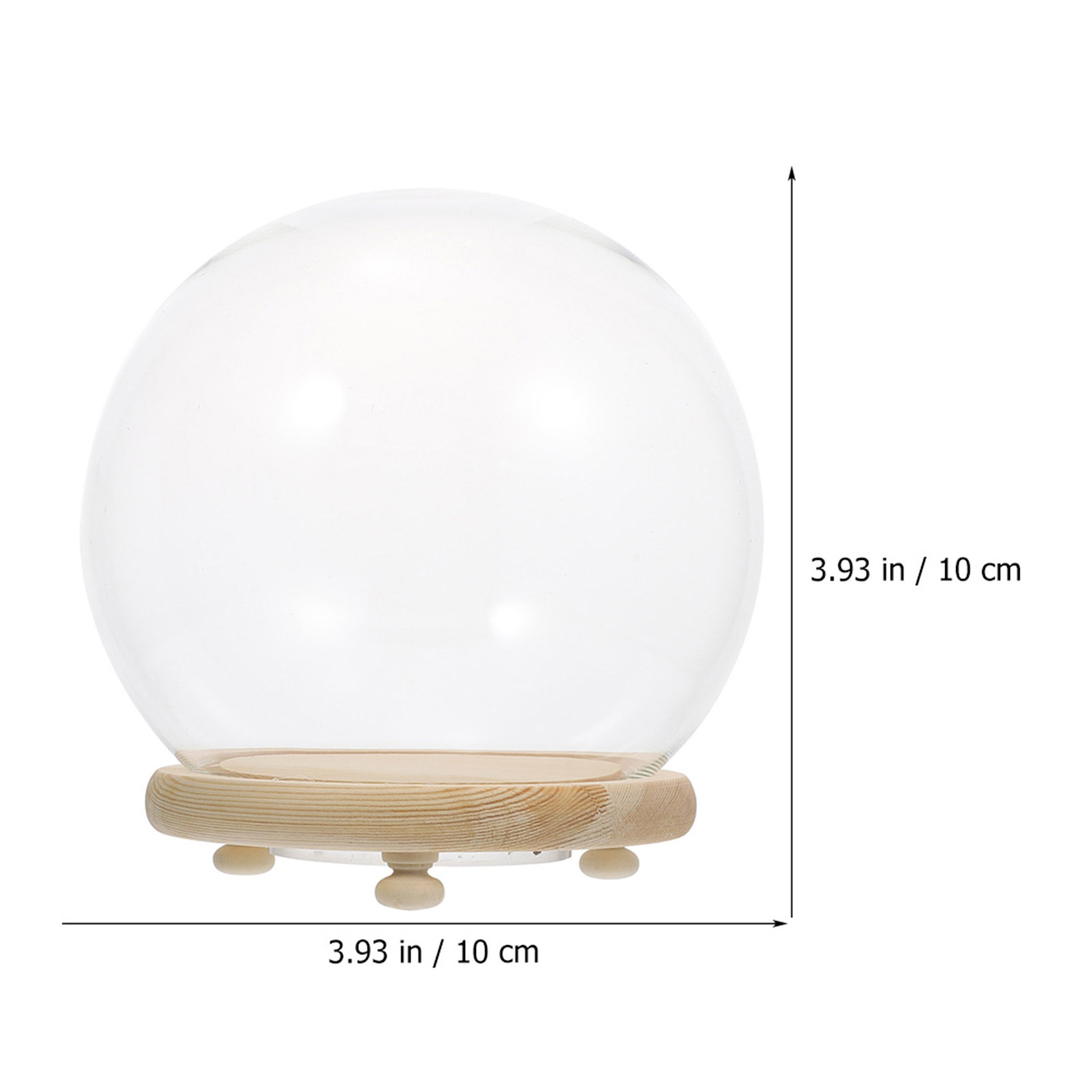 Clear Glass Dome Display Case  - Plastic Dome Clear 评论和价格