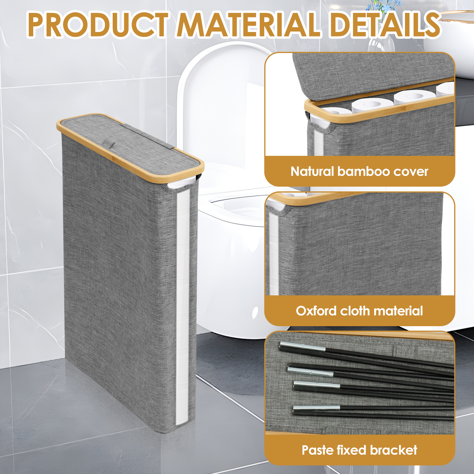 40L Toilet Paper Basket Bathro - Agar Tissue Culture 评论和价格