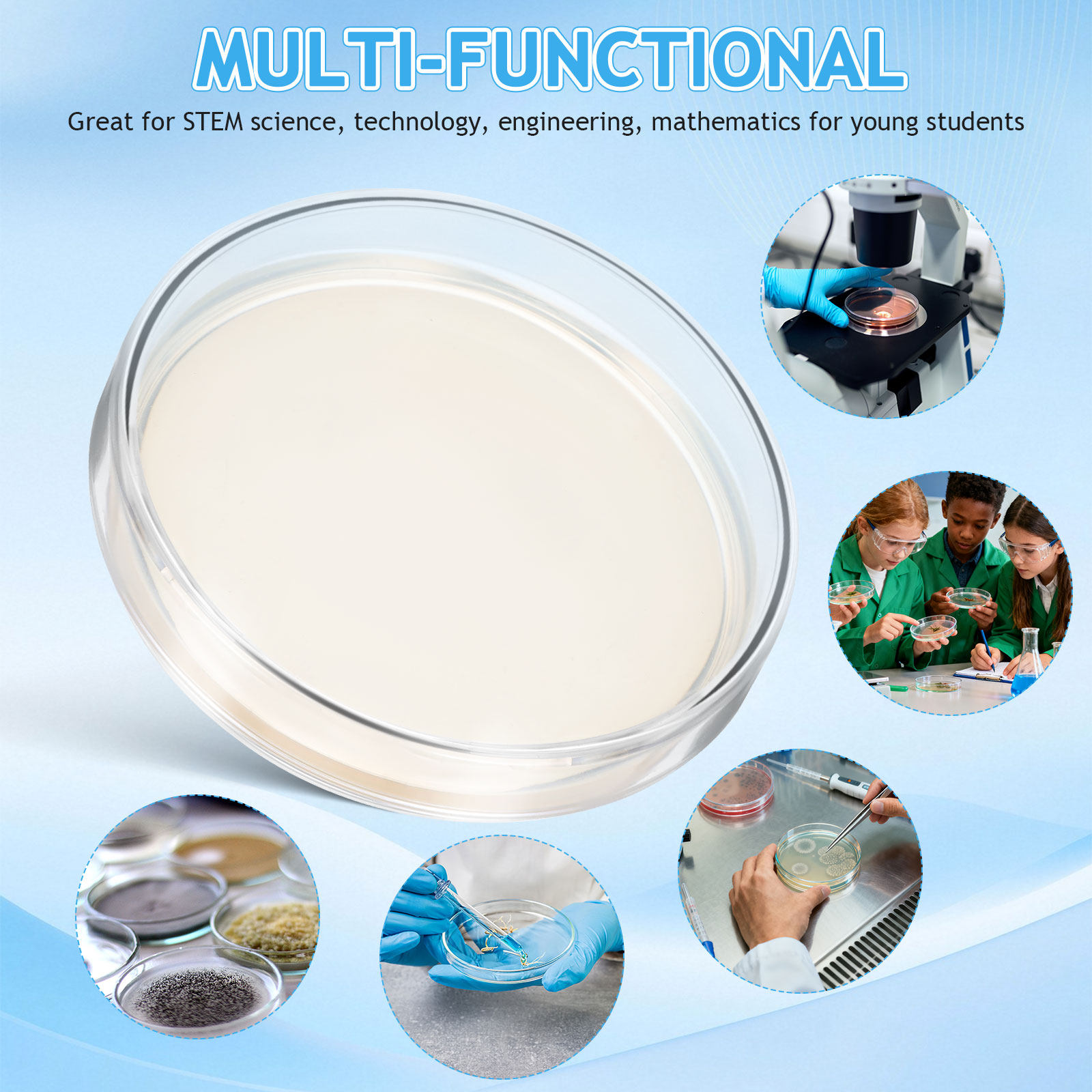 Agar Plates 10pcs Ready to Use - Agar Tissue Culture 评论和价格
