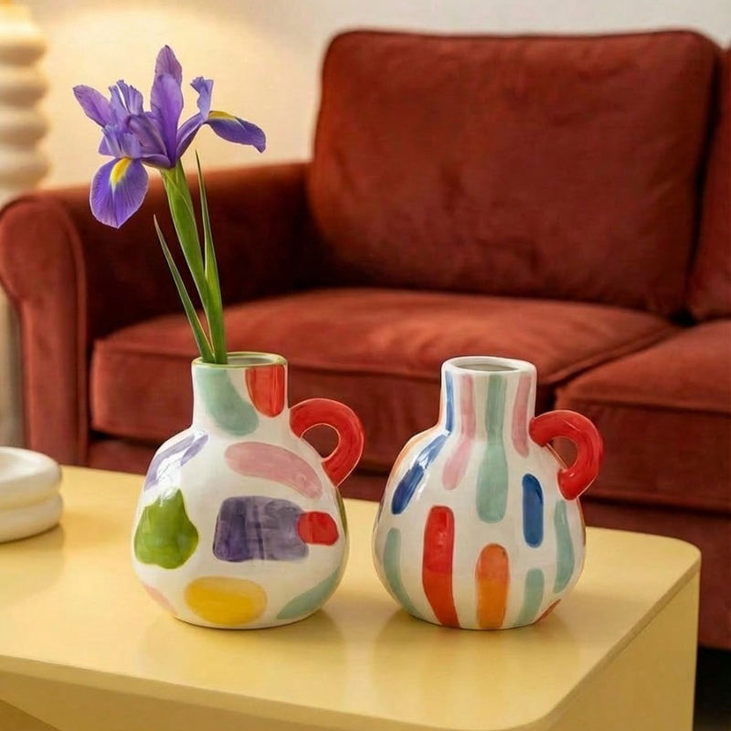 Modern Geometric Ceramic Vase  - Propagation Station Vase 评论和价格