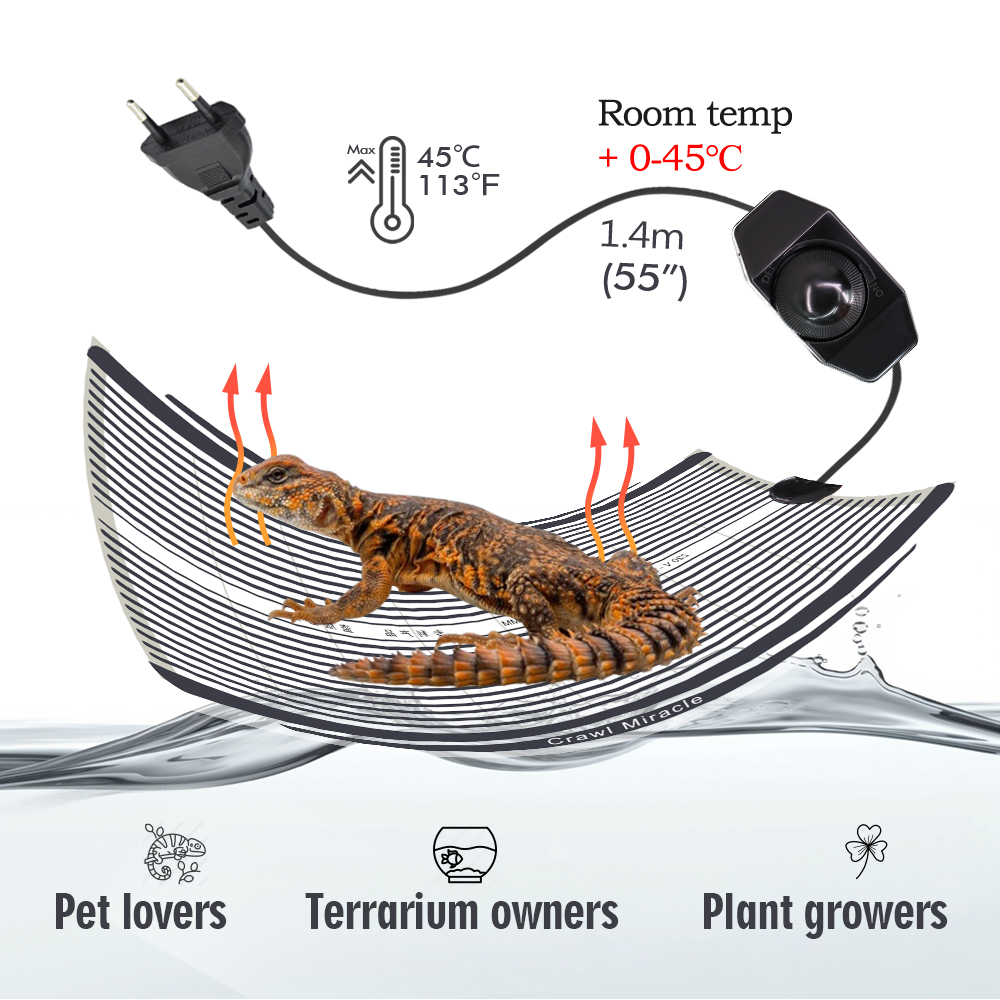 5W 15W 25W 35W Graphene Reptil - Heat Mat Seedling 评论和价格