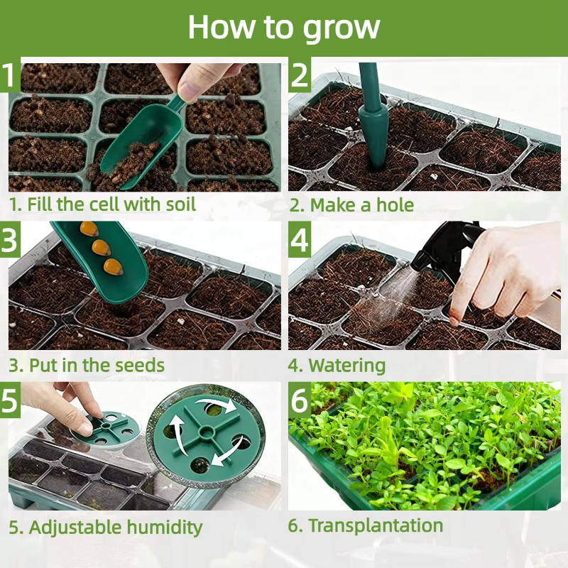 Seed Starter Tray Mini Greenho - Humidity Dome Kit 评论和价格
