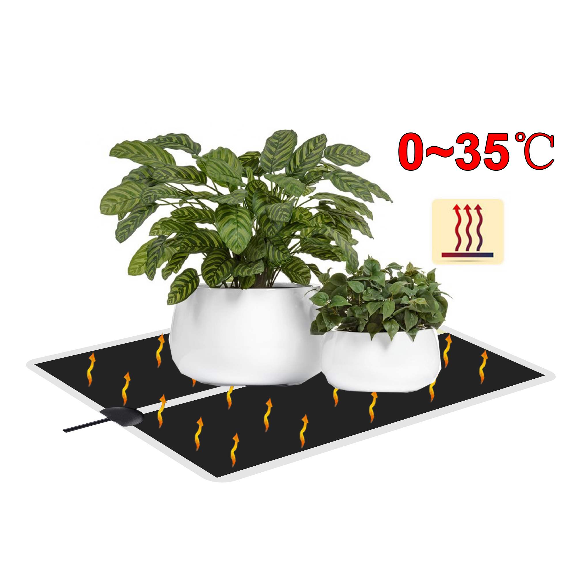 5~45W Seedling Heat Mat 220V~2 - Heat Mat Seedling 评论和价格