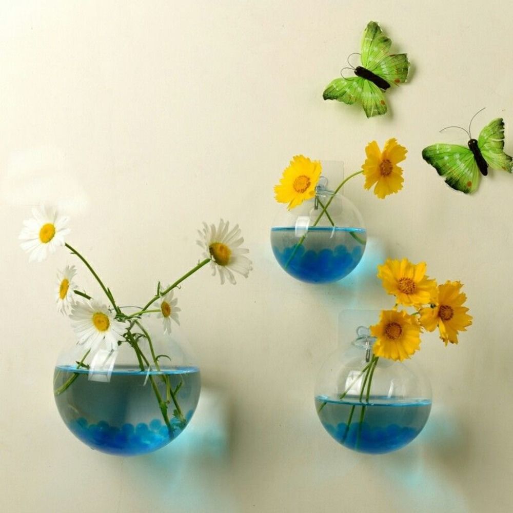 Transparent Glass Vase Wall Ha - Propagation Station Vase 评论和价格