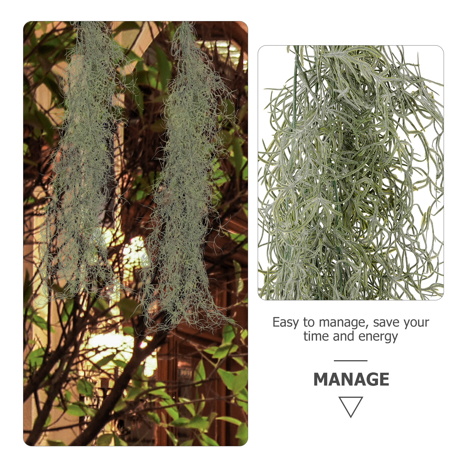Hanging Decor Artificial Dried - Sphagnum Moss Dry 评论和价格