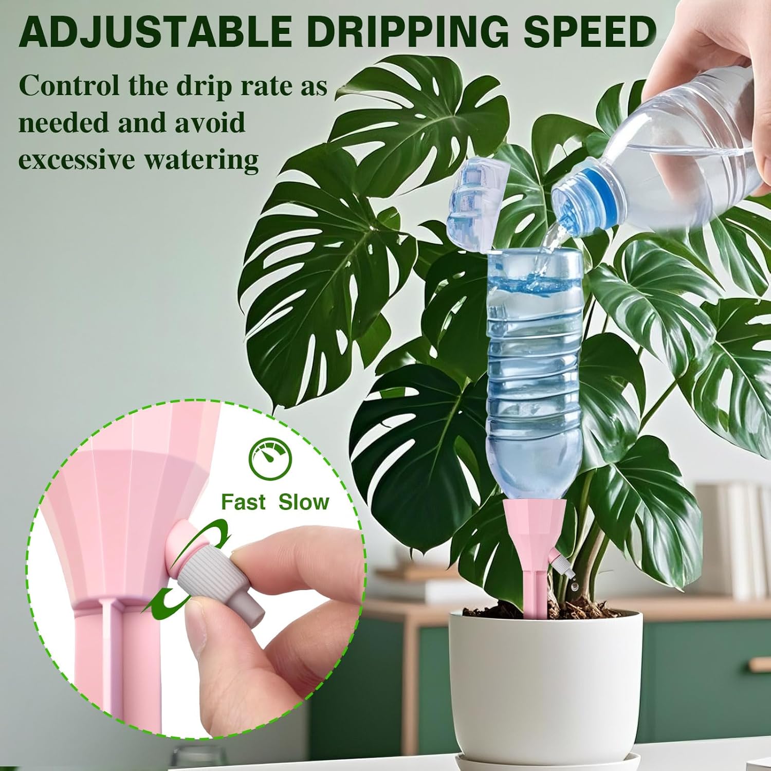 1/12pcs Automatic Drip Irrigat - Self Watering Insert 评论和价格