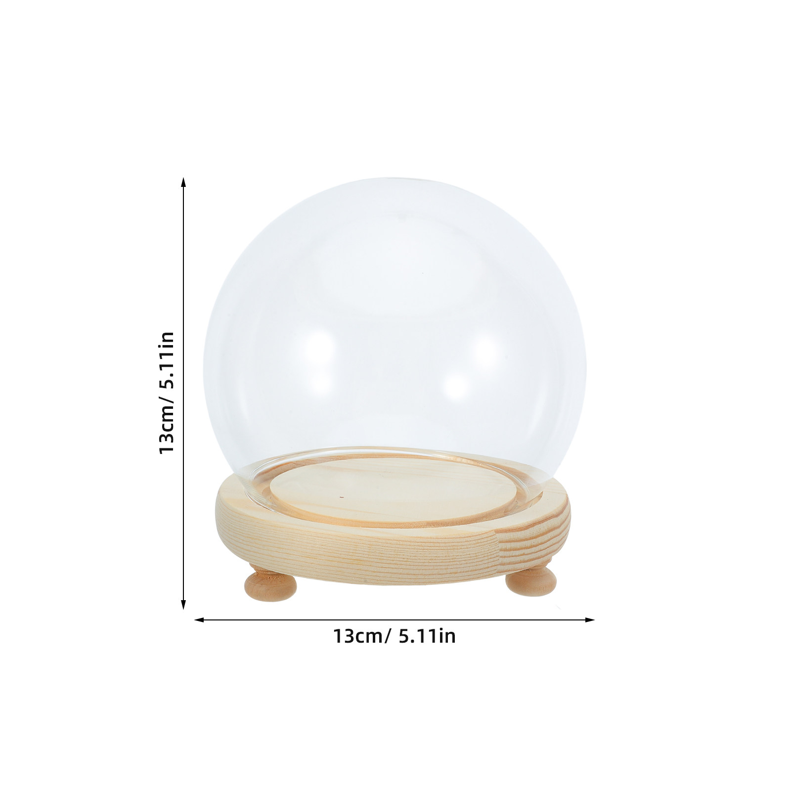 Preserved Flower Glass Dome El - Plastic Dome Clear 评论和价格