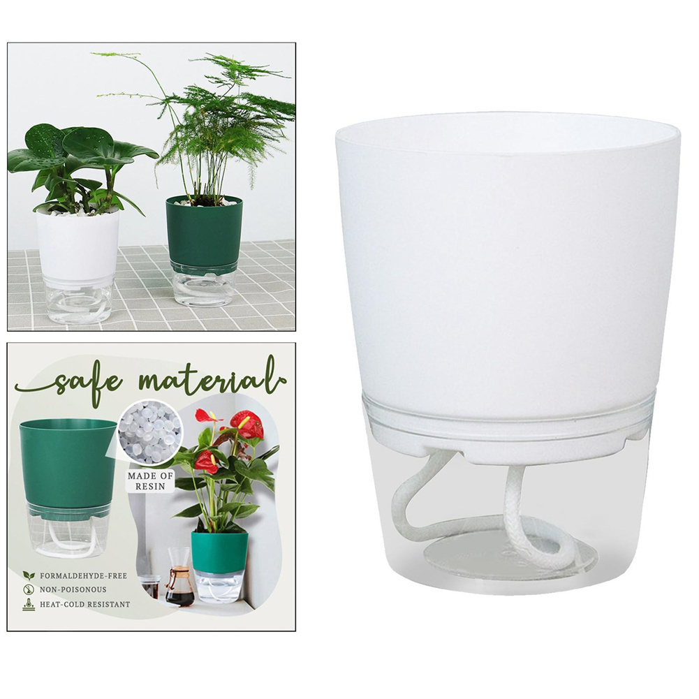 Lazy Hydroponic Flower Pot Aut - Self Watering Insert 评论和价格