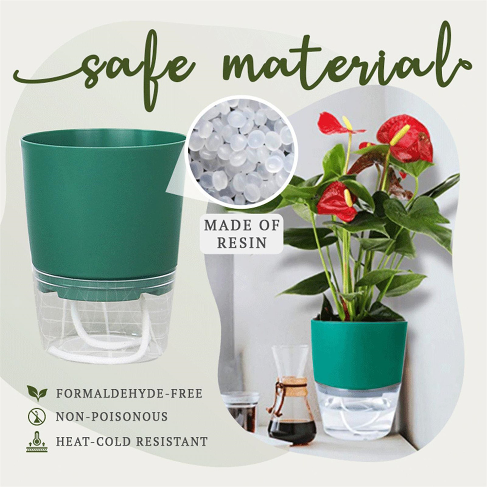Lazy Hydroponic Flower Pot Aut - Self Watering Insert 评论和价格