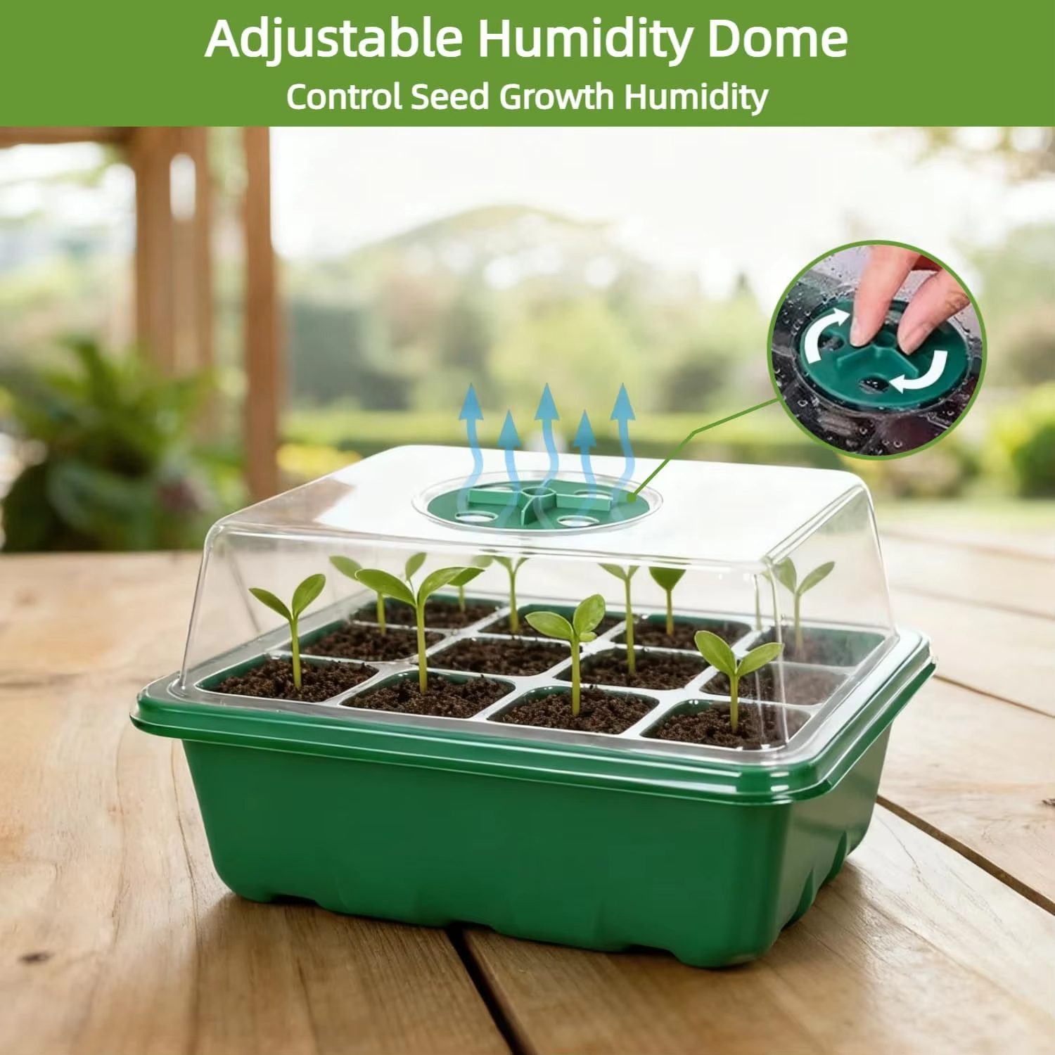 3Pcs Seed Starter Tray Mini Gr - Humidity Dome Kit 评论和价格