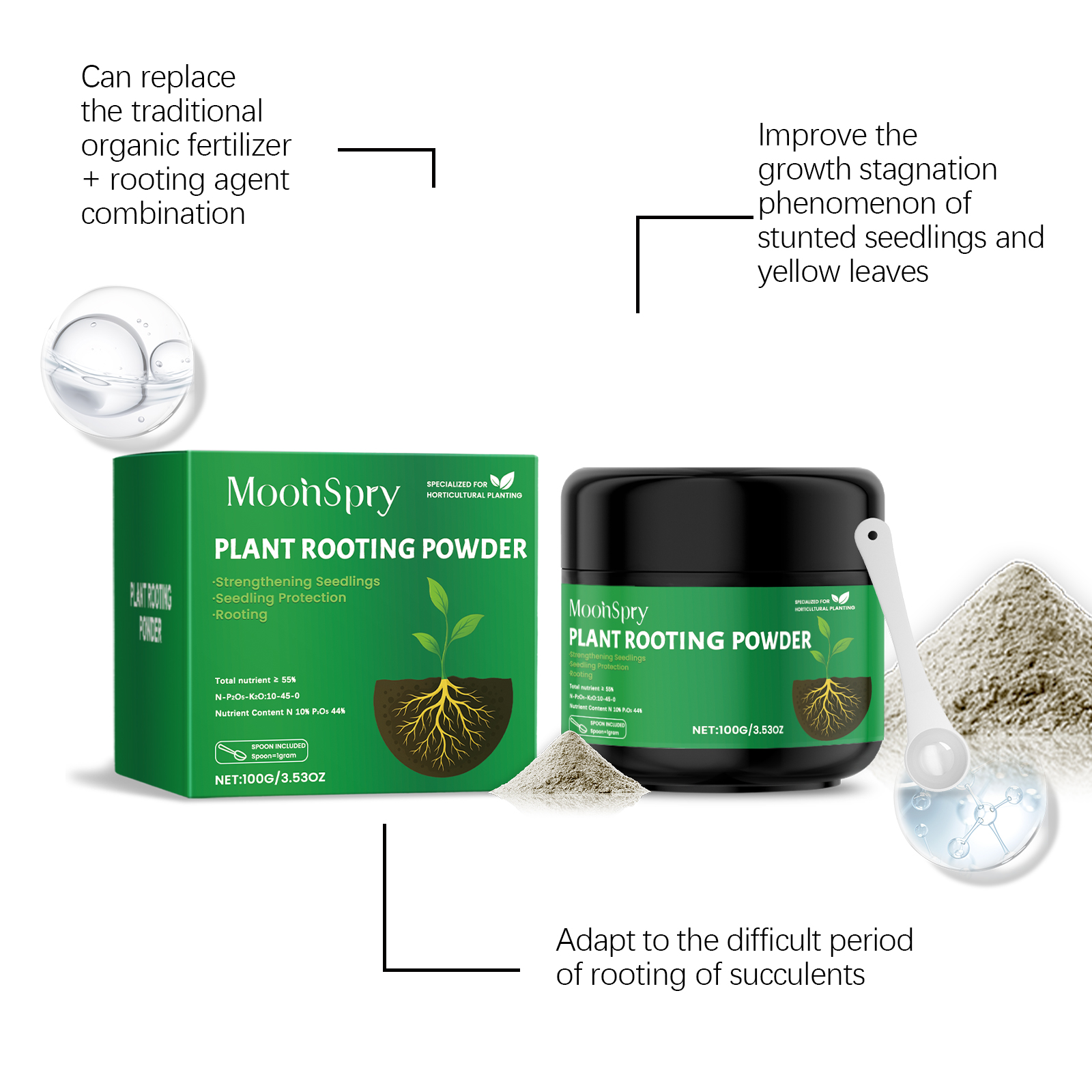 100g Plant Rooting Powder for  - Rooting Hormone Powder 评论和价格