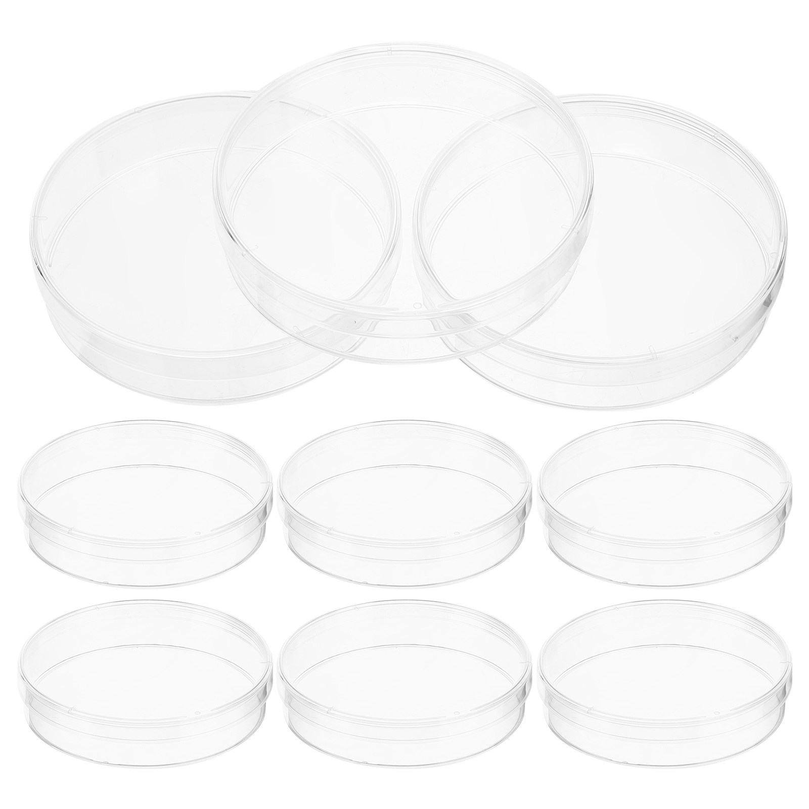 30Pcs Petri Dishes Plastic Cle - Agar Tissue Culture 评论和价格