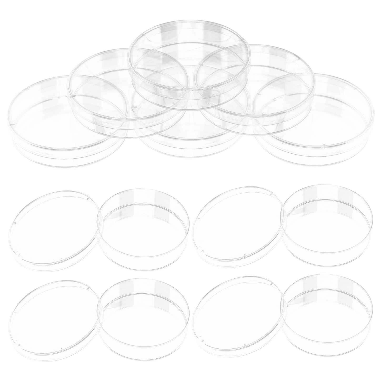 30Pcs Petri Dishes Plastic Cle - Agar Tissue Culture 评论和价格