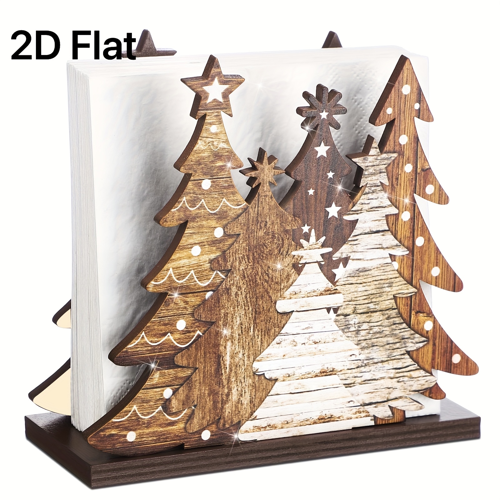 1pc 2D Flat Christmas Tree Tis - Agar Tissue Culture 评论和价格