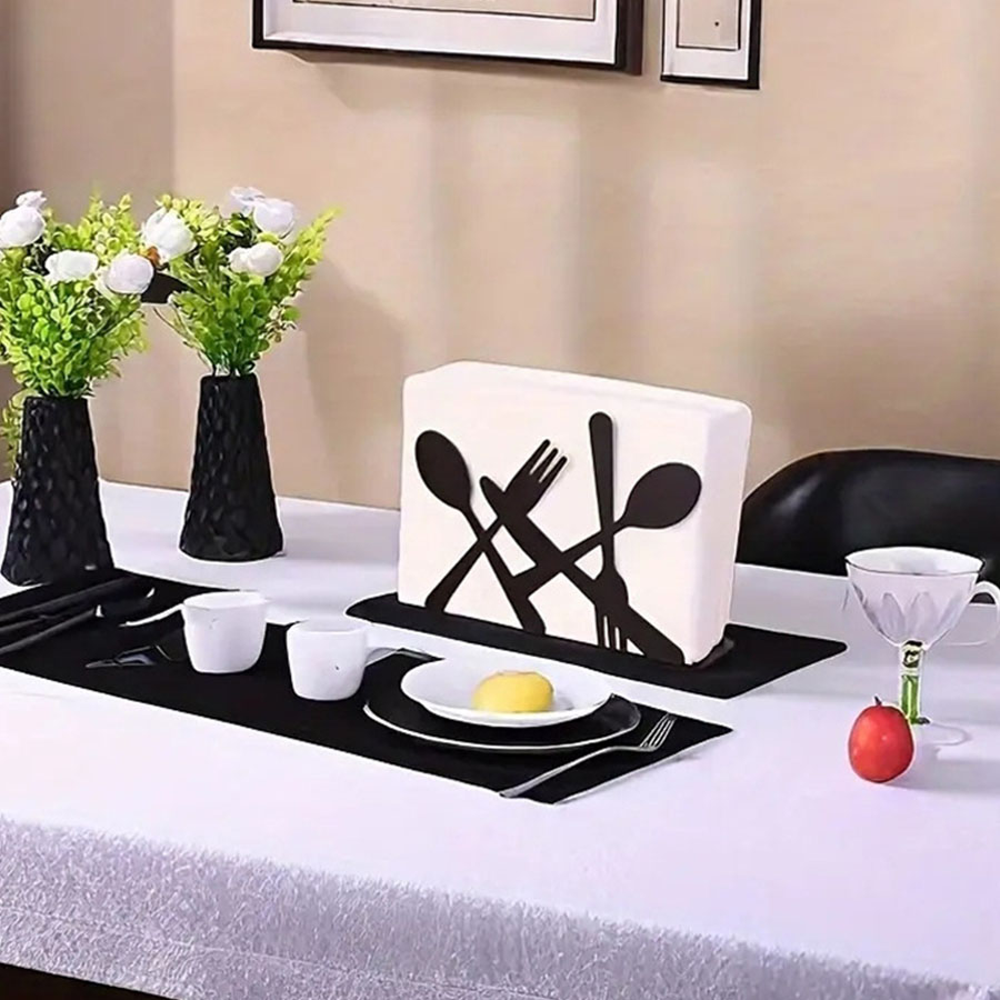 Iron Vertical Napkin Holder, T - Agar Tissue Culture 评论和价格